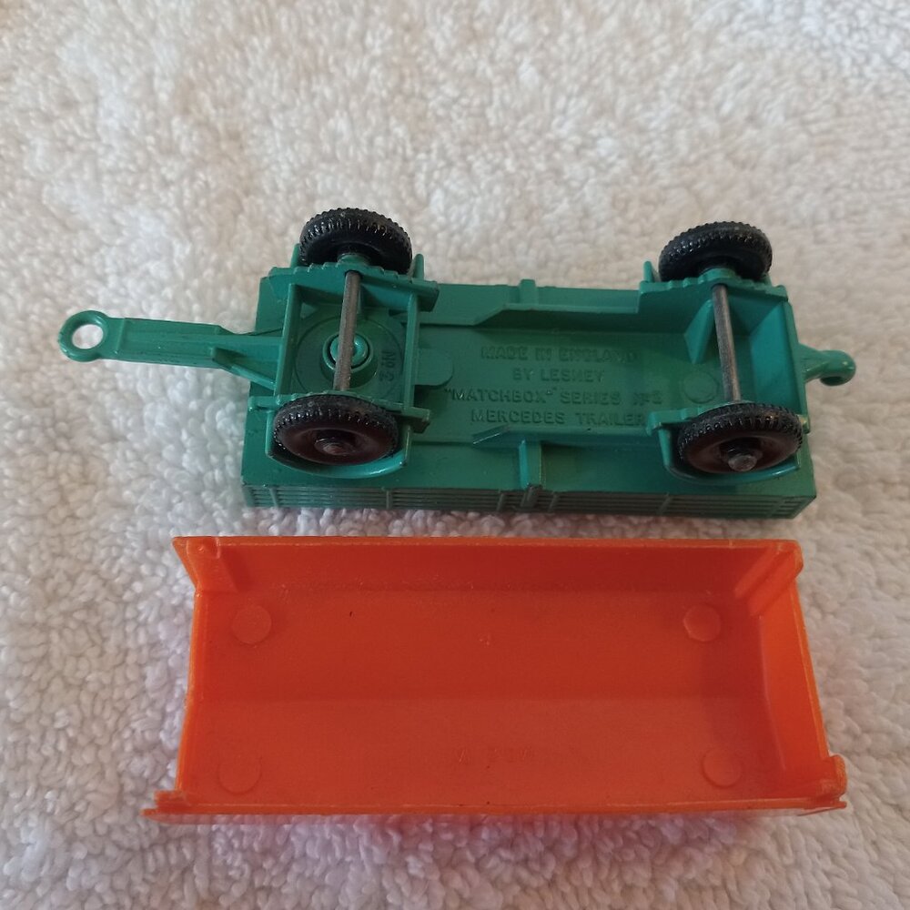 Vintage Lensey Matchbox Mercedes Trailer 2-D plus Box - Picture 9 of 12